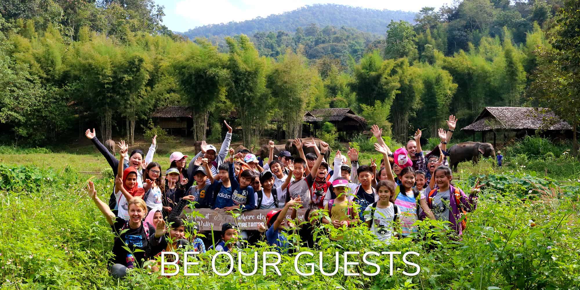 Walk with elephants at the eco-travel, wilderness adventure at Elephant EcoValley near Chiang Mai and be our guest!
